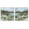 Stupell Industries Vivid Impressionist Landscape 2pc Framed Giclee Wall Art Set Design by June Erica Vess